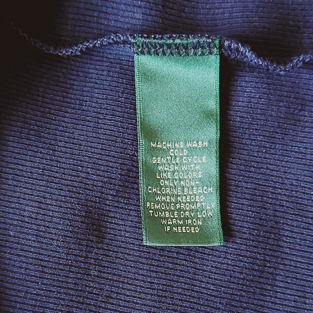 Ralph Lauren Women's Blue Tank Top Size M - Picture 6 of 9